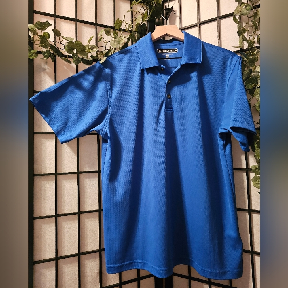PEBBLE BEACH PERFORMANCE‎ GOLF SHIRT SIZE M